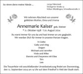 eine Anzeige